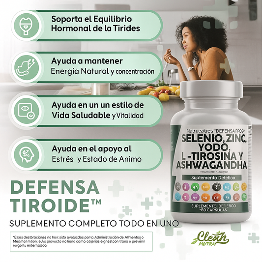 ¡Tu Tiroides te Está Fallando! Estabilízala en Tiempo Récord con ThyroDefend